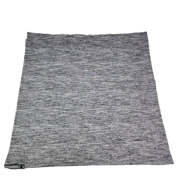 Lululemon Grey Space Dye Camp Seal Deep Coal Snap Vinyasa Scarf - Picture 1 of 7